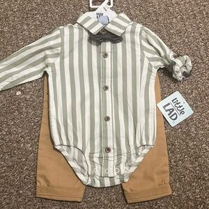 Little lad 3 piece set size 3/6 months never worn
